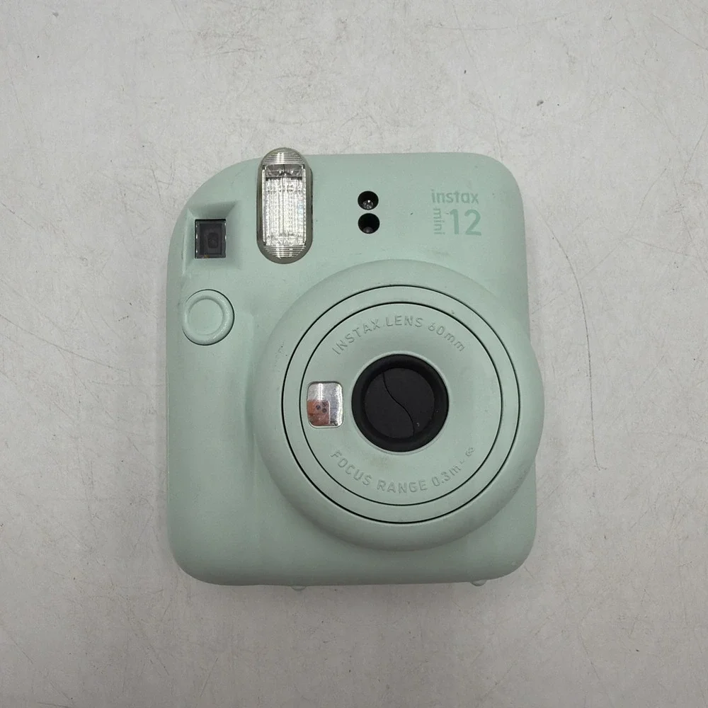 Fujifilm INSTAX MINI 12 Instant Film Camera Mint Green Tested Working